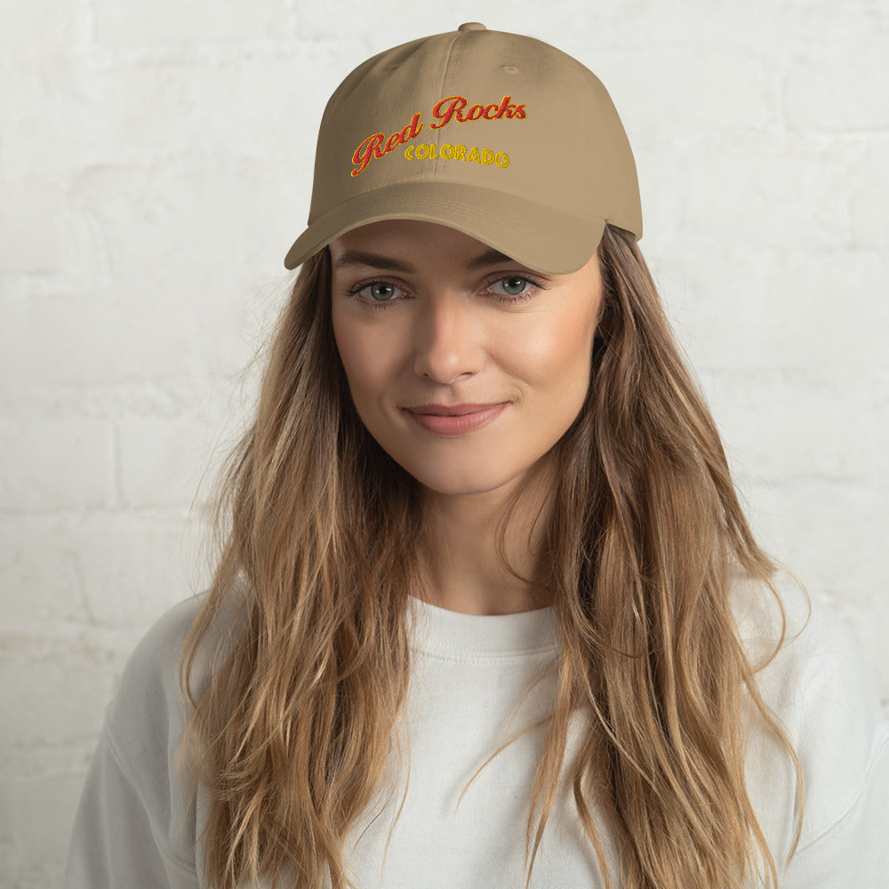 Red Rocks Colorado Dad hat