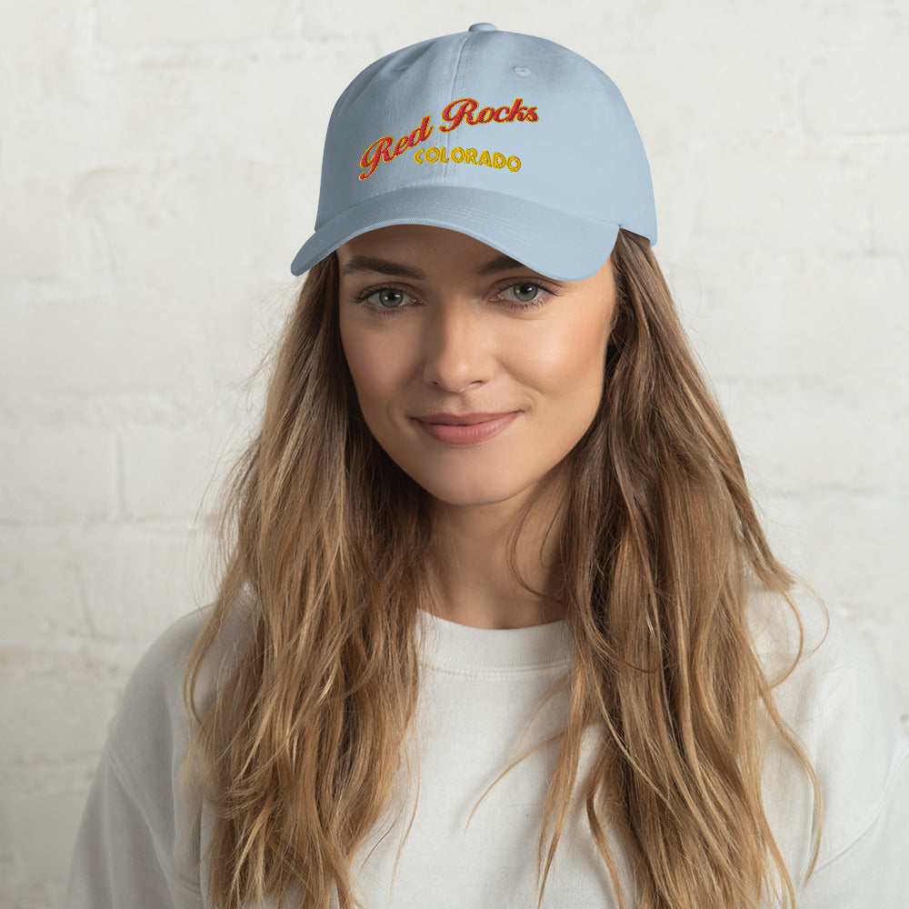 Red Rocks Colorado Dad hat