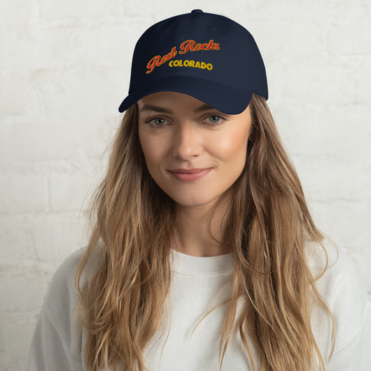 Red Rocks Colorado Dad hat