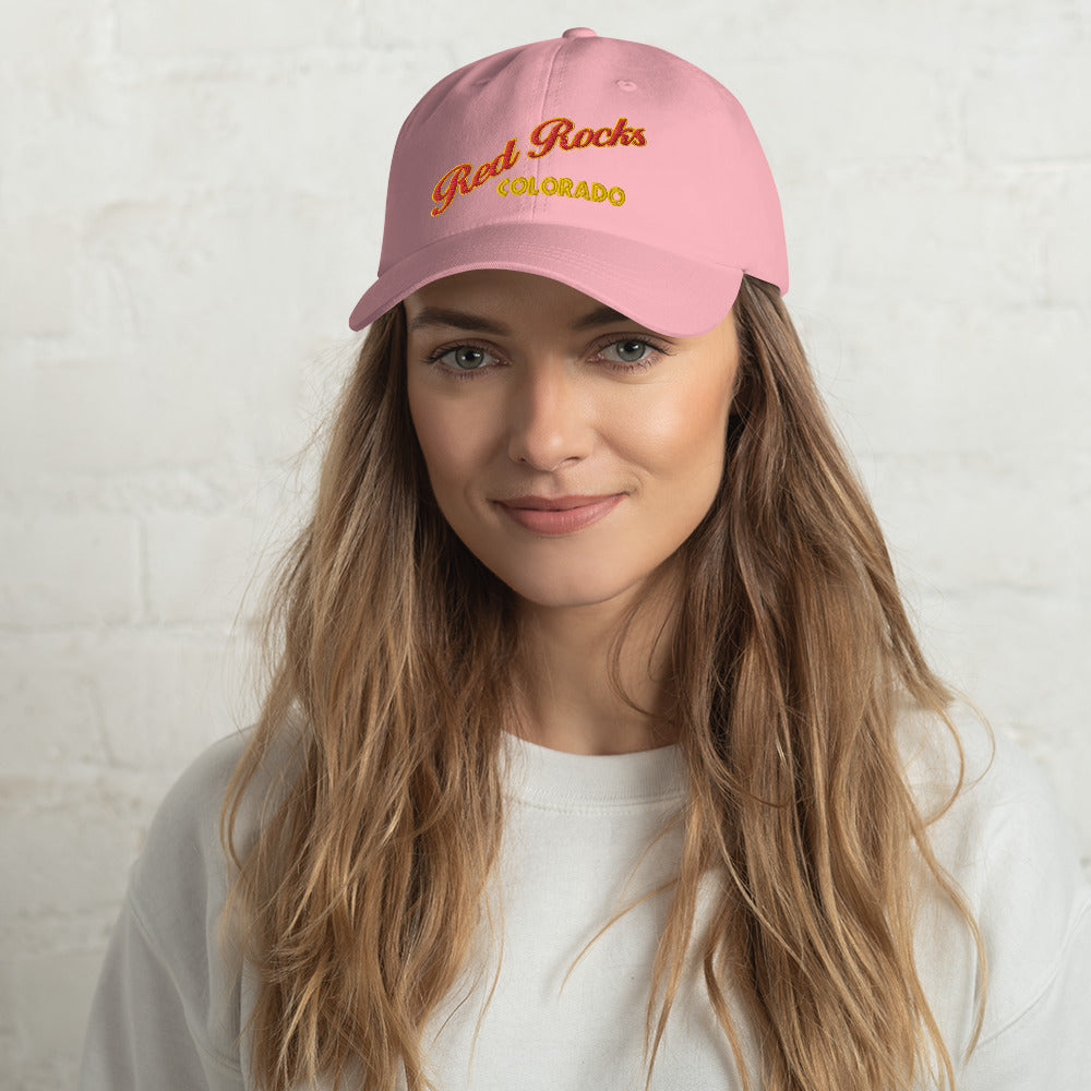 Red Rocks Colorado Dad hat