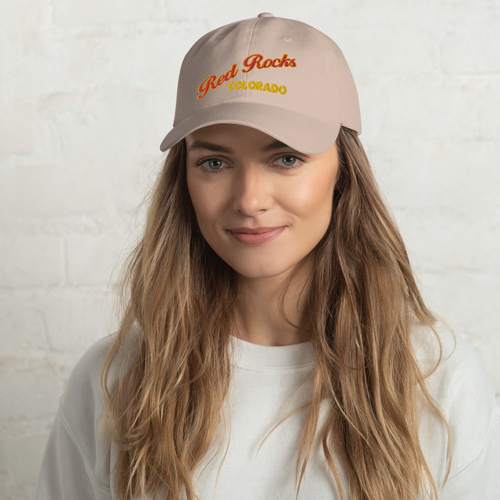 Red Rocks Colorado Dad hat