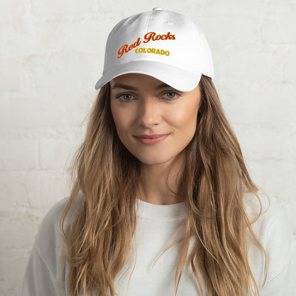 Red Rocks Colorado Dad hat