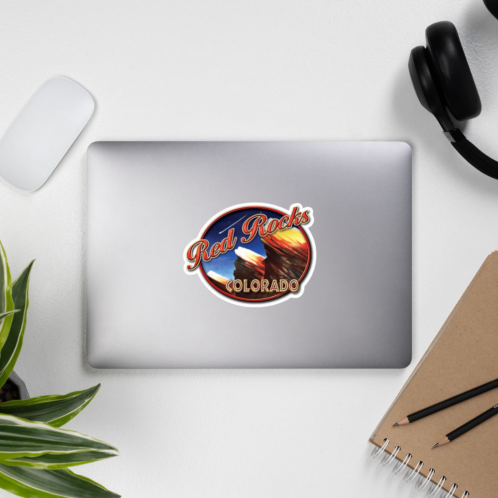 Red Rocks Colorado Bubble-free stickers