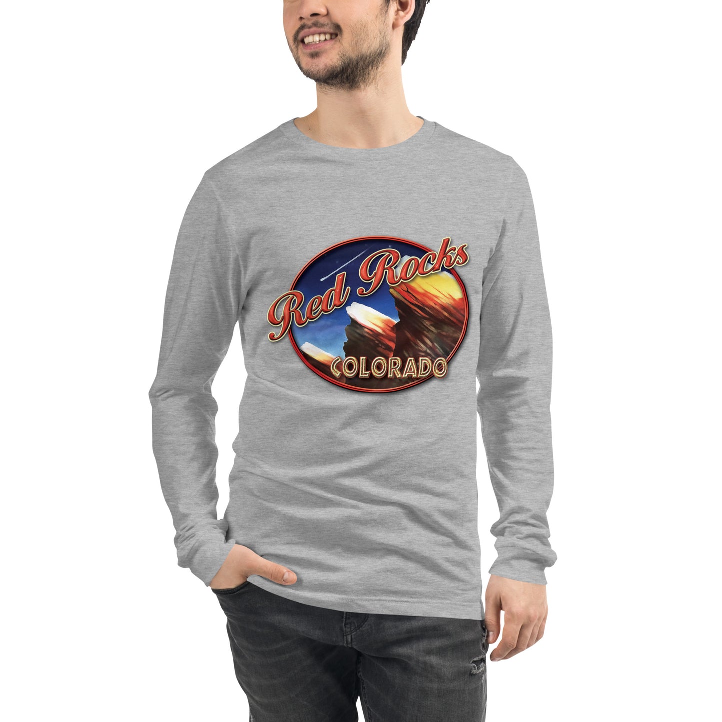 Red Rocks Colorado Unisex Long Sleeve Tee
