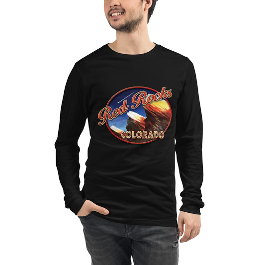 Red Rocks Colorado Unisex Long Sleeve Tee