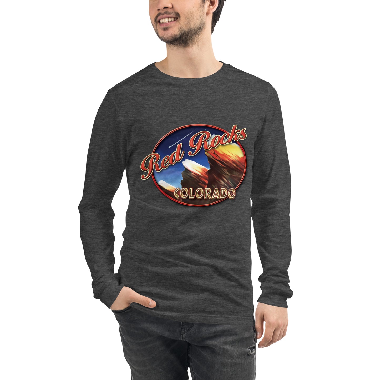 Red Rocks Colorado Unisex Long Sleeve Tee
