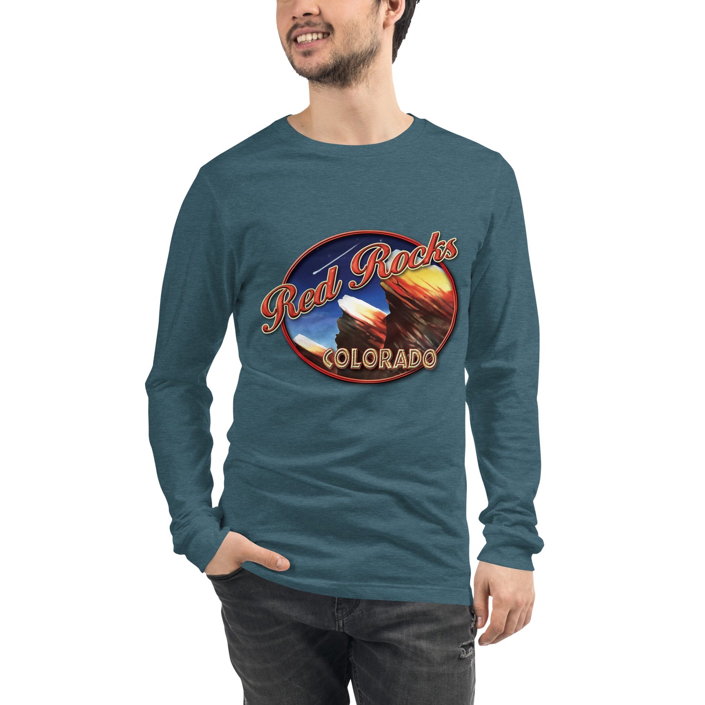 Red Rocks Colorado Unisex Long Sleeve Tee