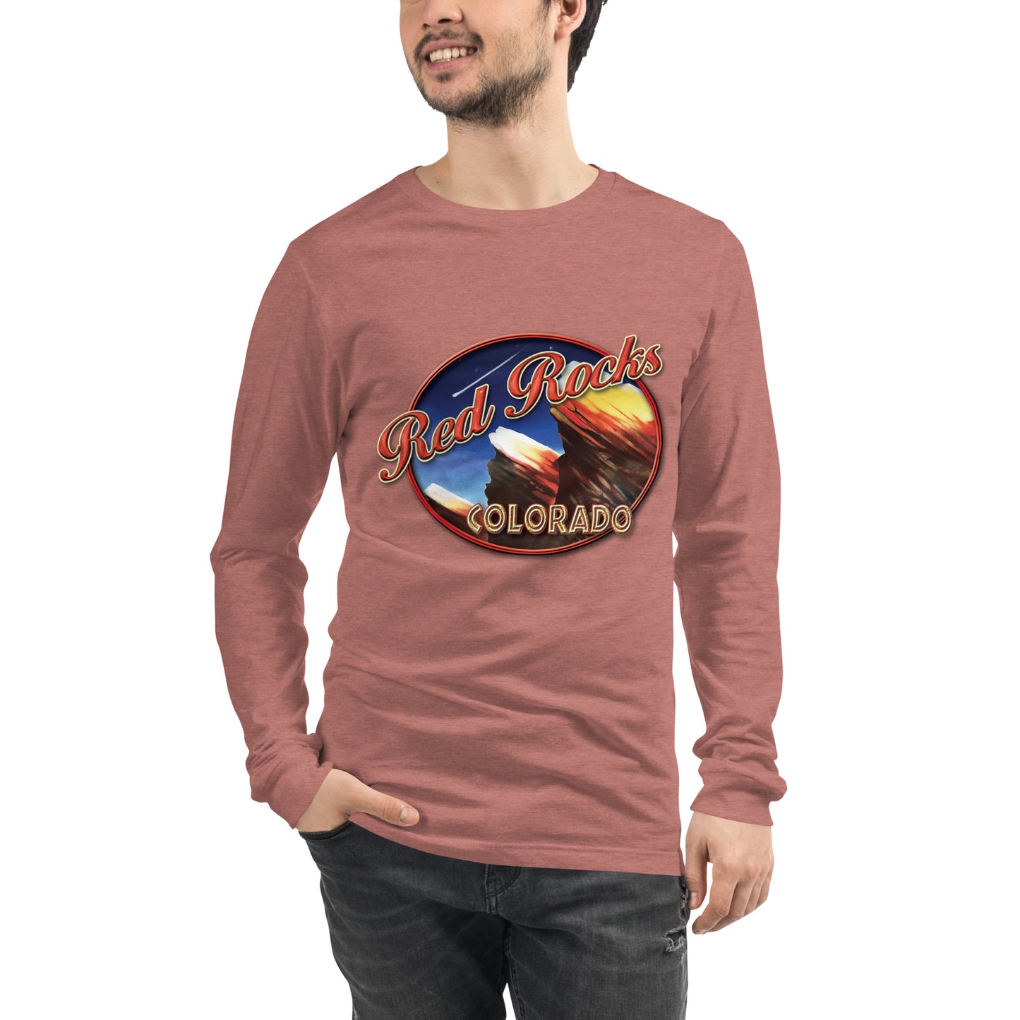 Red Rocks Colorado Unisex Long Sleeve Tee