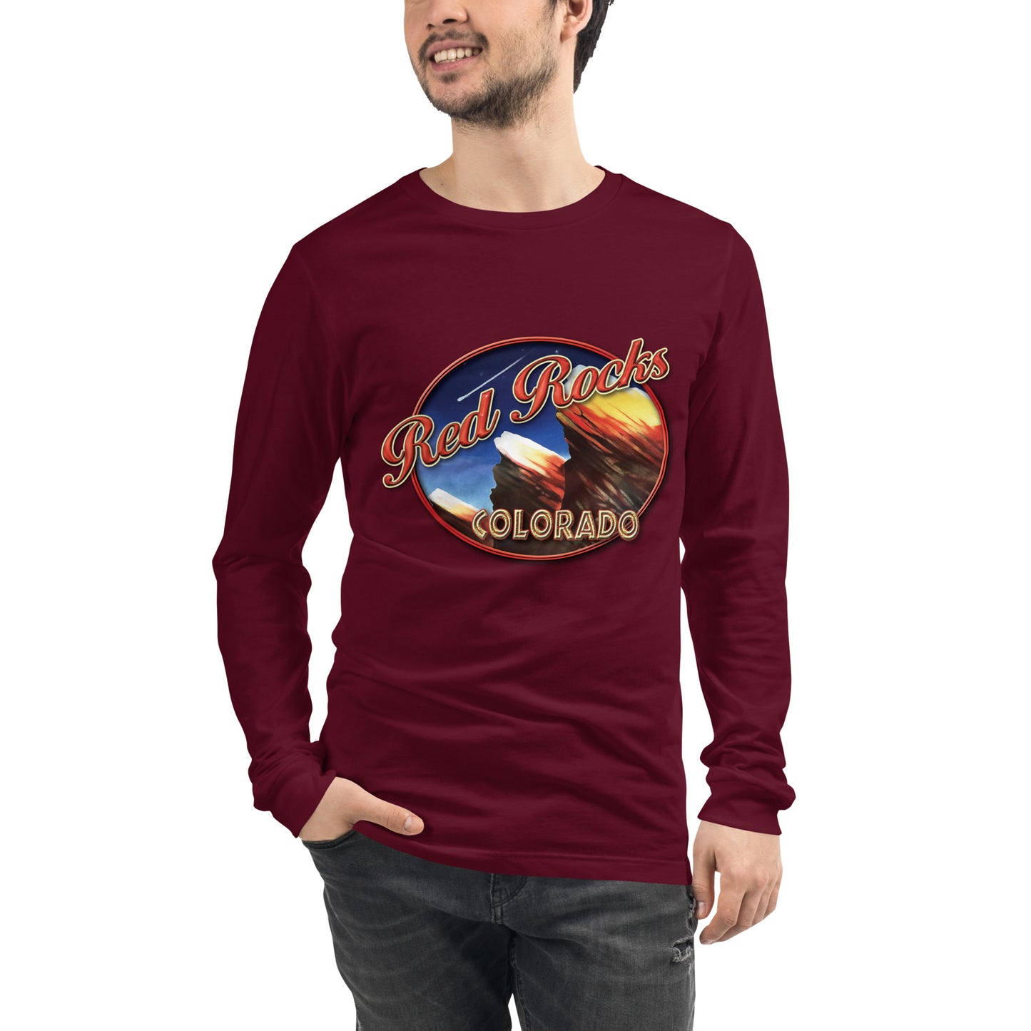 Red Rocks Colorado Unisex Long Sleeve Tee