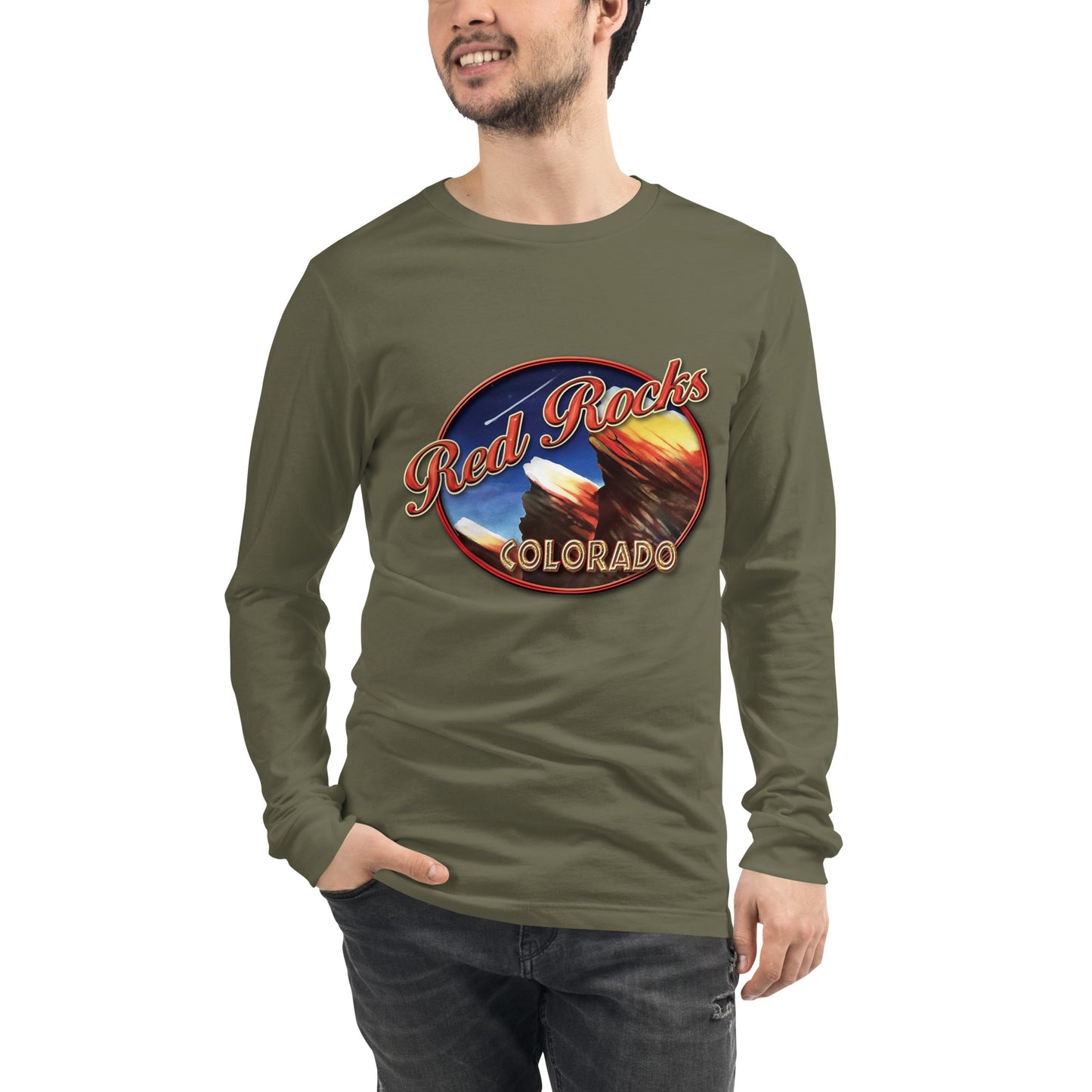 Red Rocks Colorado Unisex Long Sleeve Tee