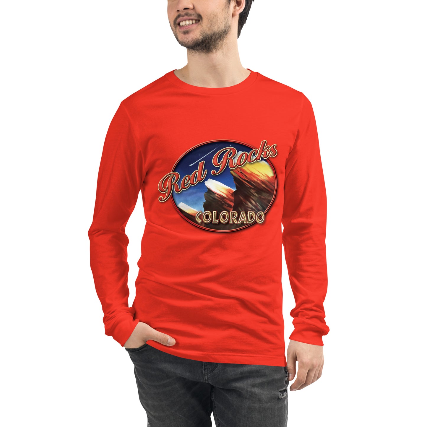 Red Rocks Colorado Unisex Long Sleeve Tee