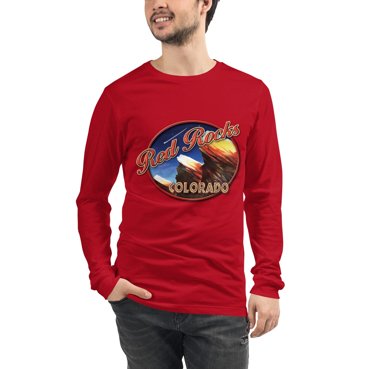 Red Rocks Colorado Unisex Long Sleeve Tee