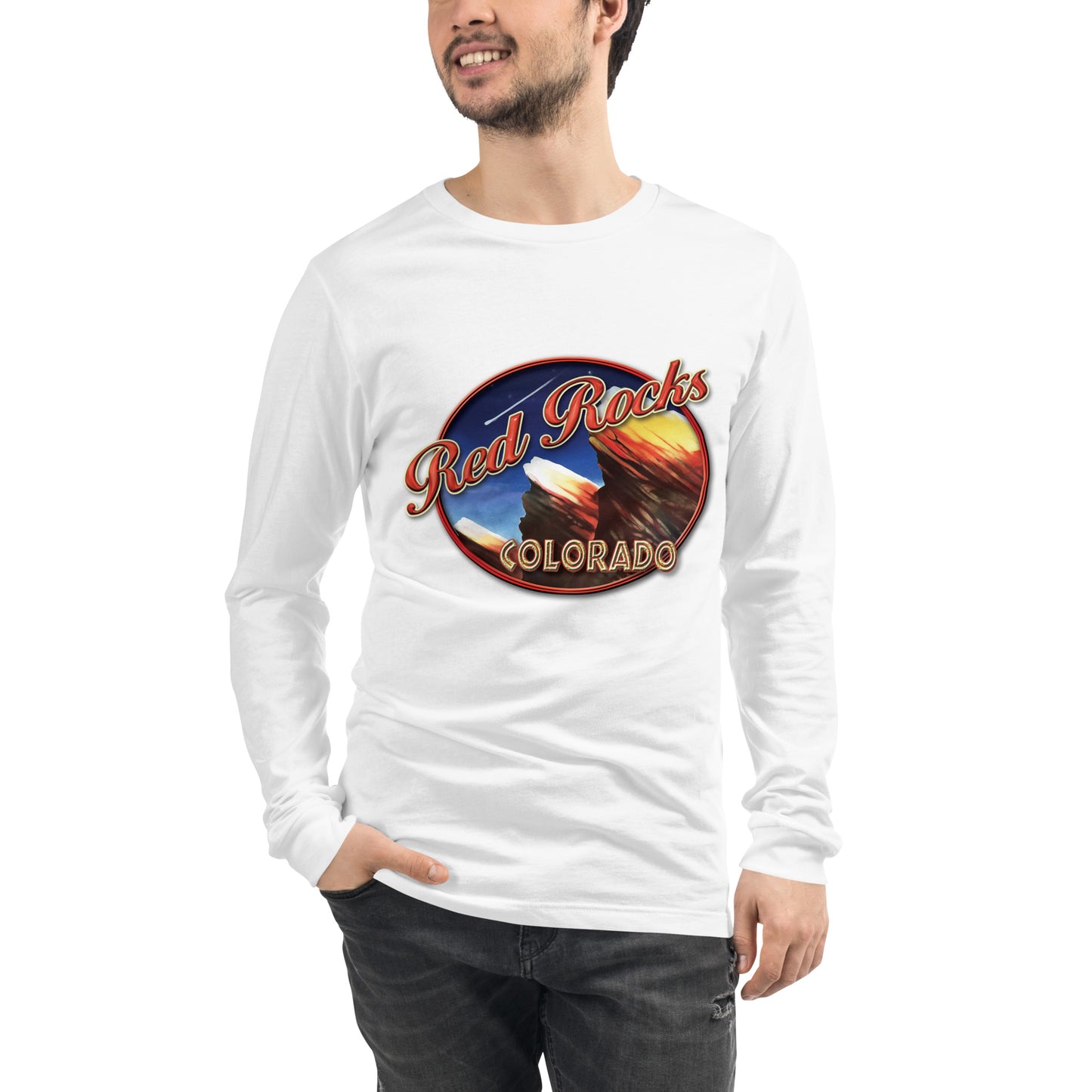 Red Rocks Colorado Unisex Long Sleeve Tee