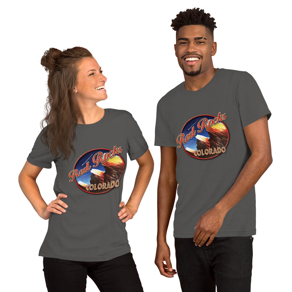 Red Rocks Colorado Unisex t-shirt