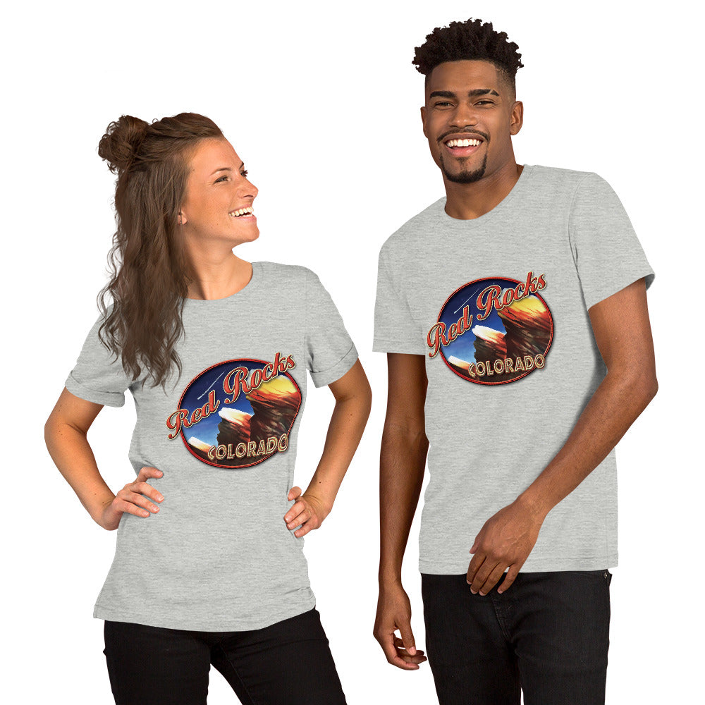 Red Rocks Colorado Unisex t-shirt