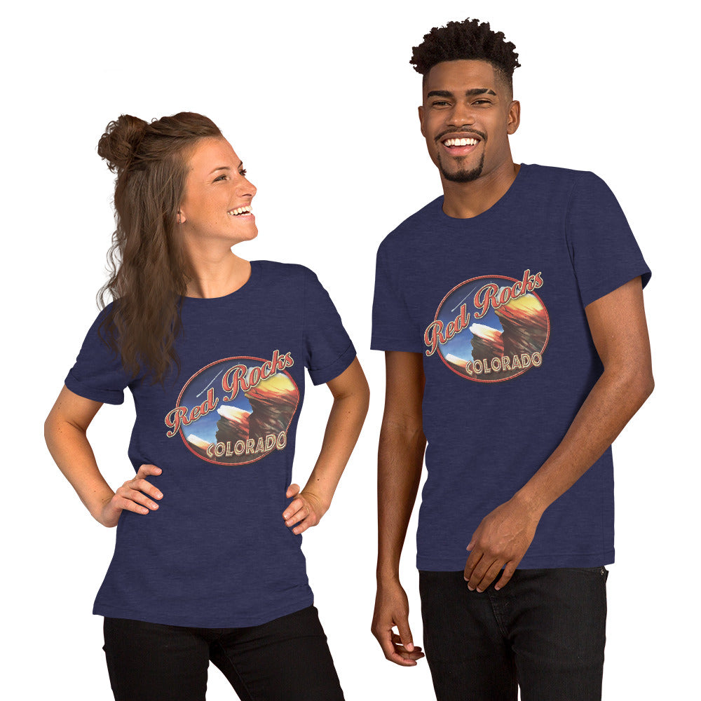 Red Rocks Colorado Unisex t-shirt