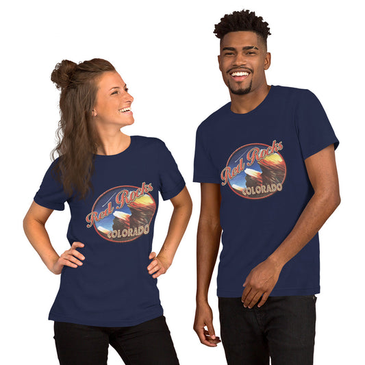 Red Rocks Colorado Unisex t-shirt