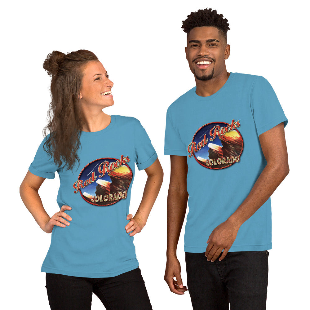 Red Rocks Colorado Unisex t-shirt