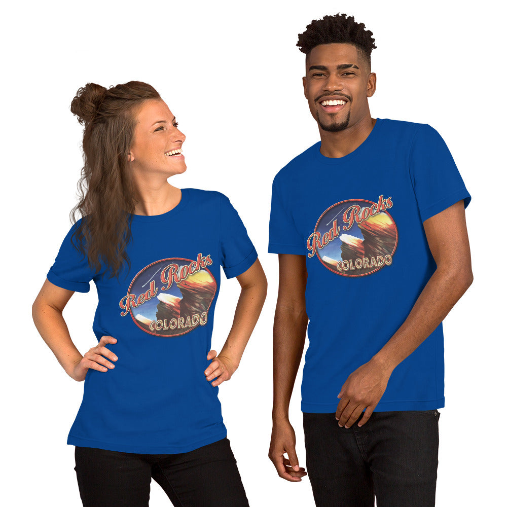 Red Rocks Colorado Unisex t-shirt