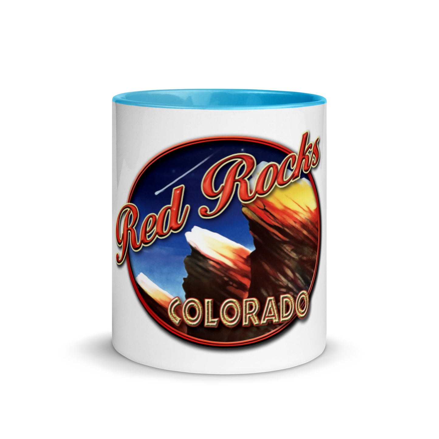 Red Rocks Colorado Mug with Color Inside