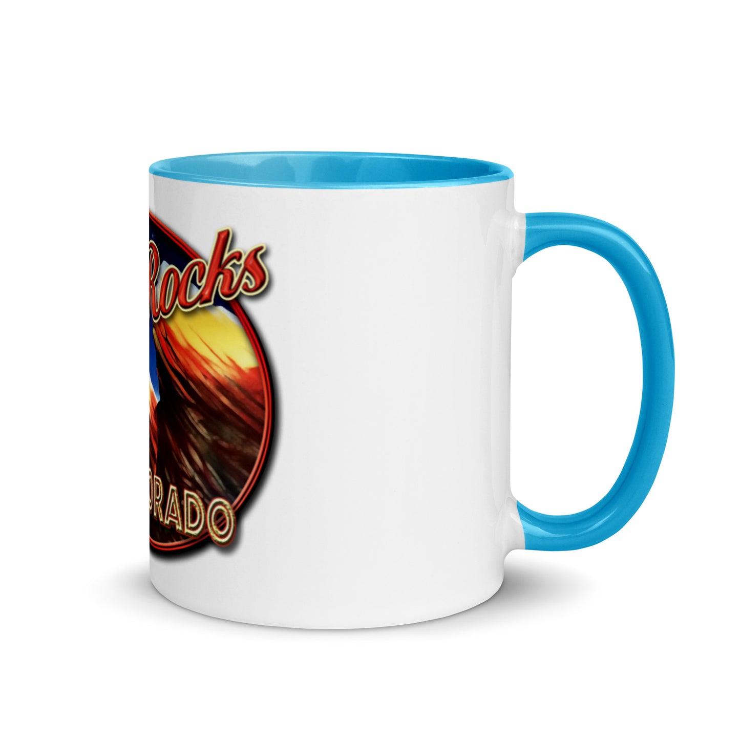 Red Rocks Colorado Mug with Color Inside