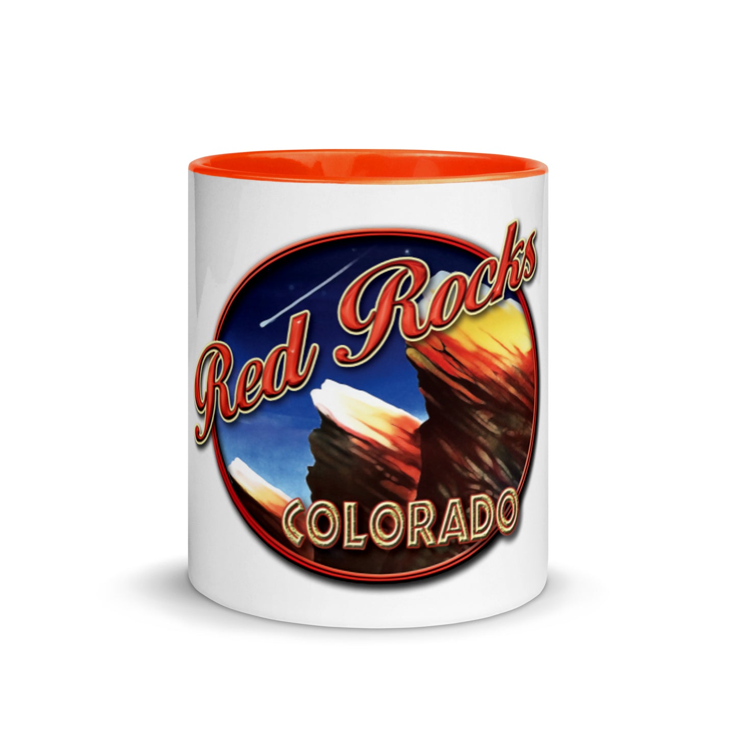 Red Rocks Colorado Mug with Color Inside
