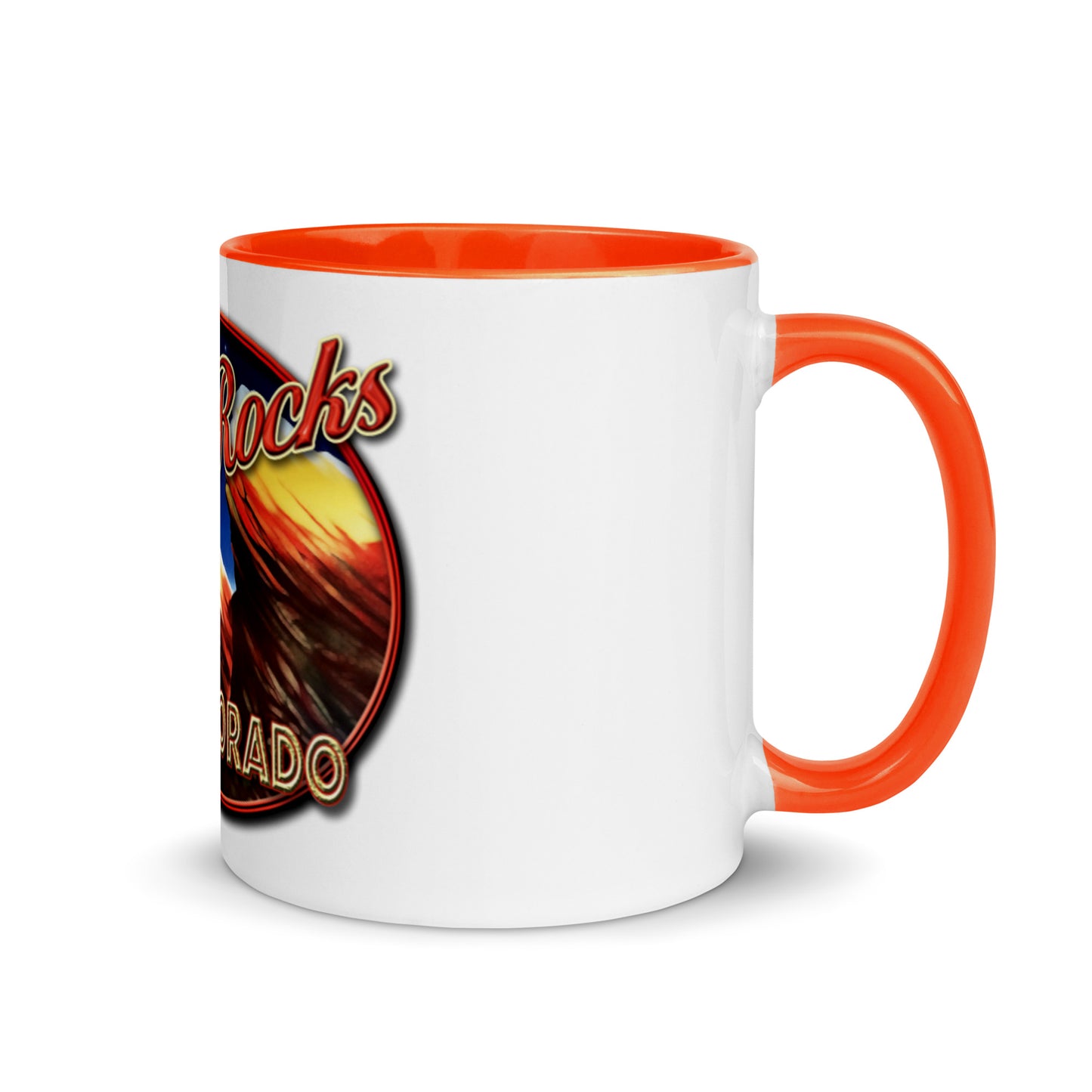Red Rocks Colorado Mug with Color Inside