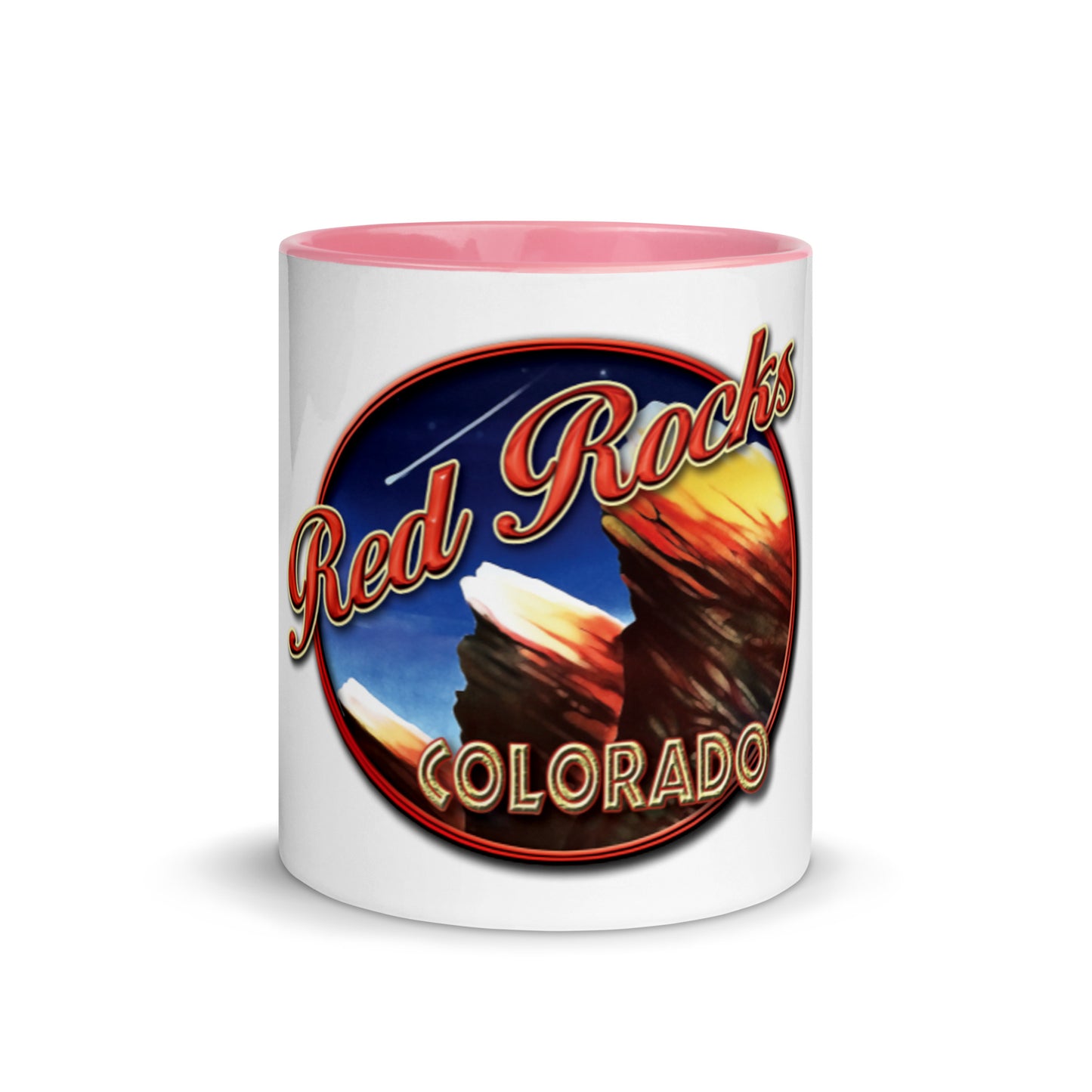 Red Rocks Colorado Mug with Color Inside
