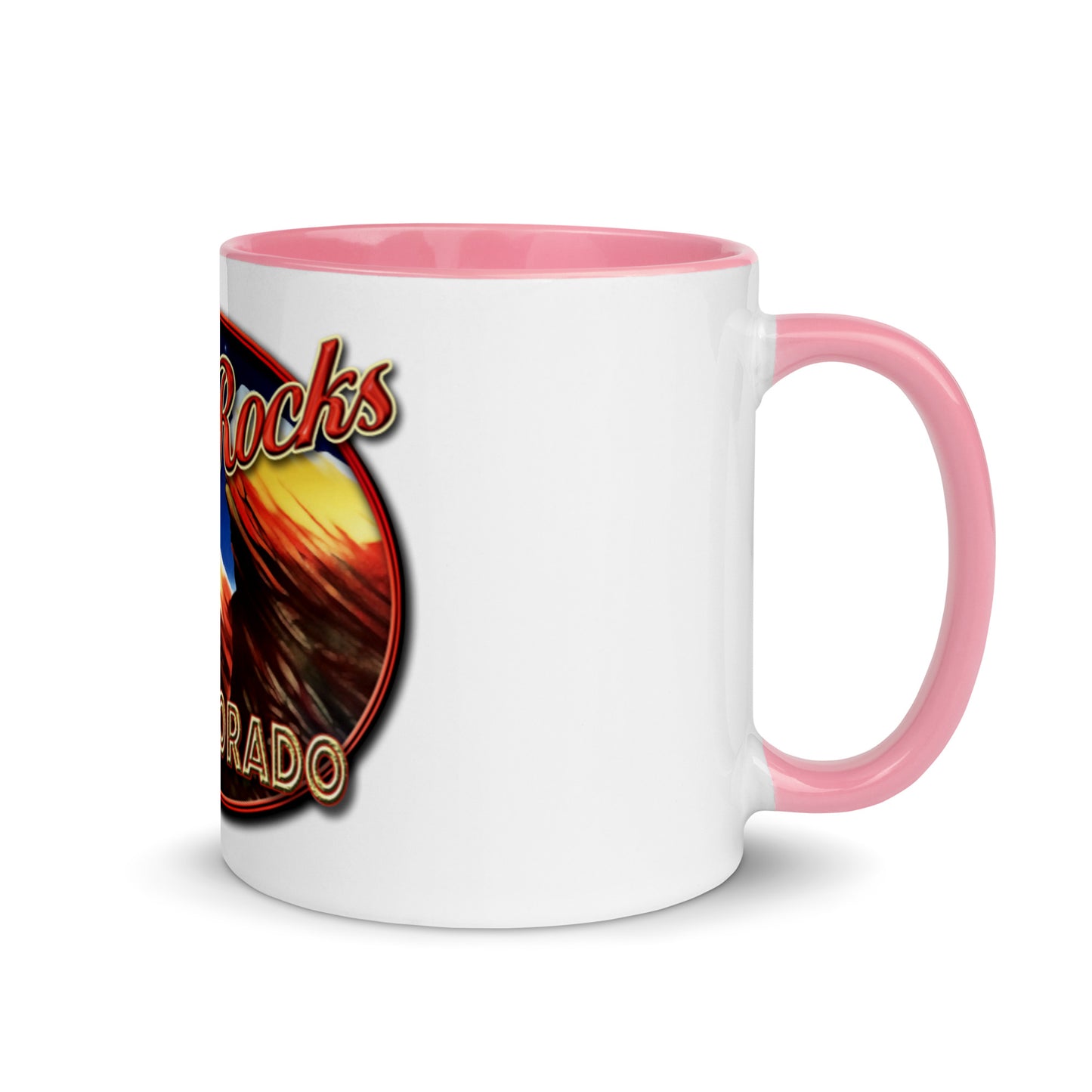 Red Rocks Colorado Mug with Color Inside