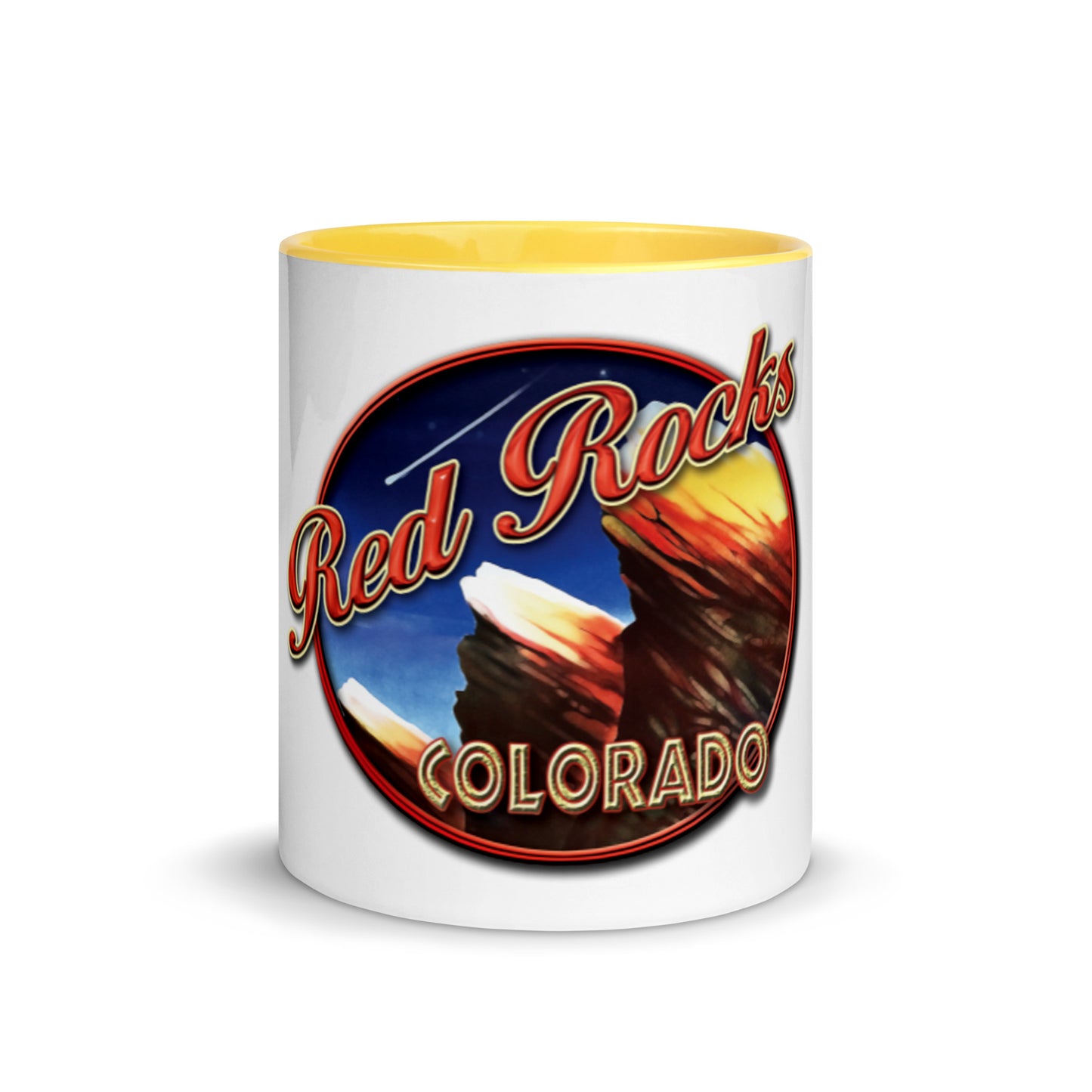 Red Rocks Colorado Mug with Color Inside