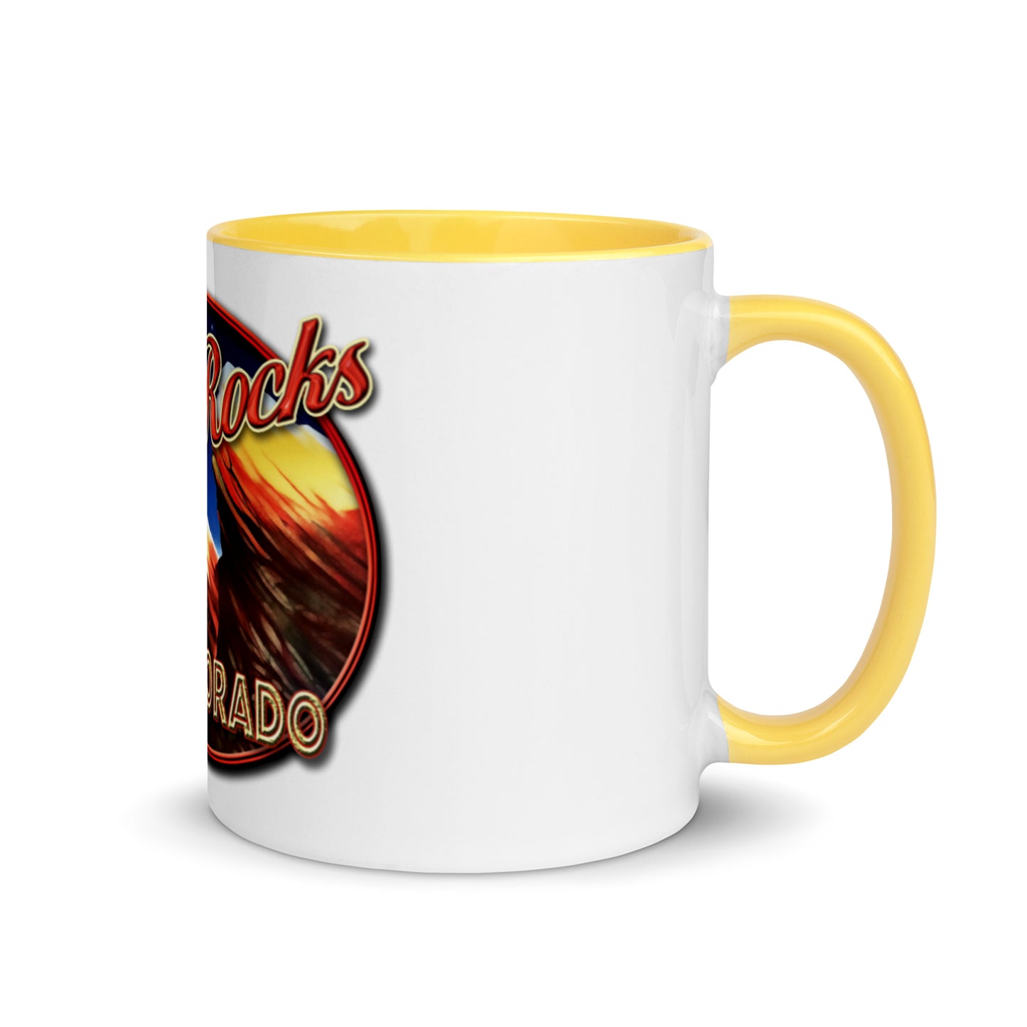 Red Rocks Colorado Mug with Color Inside