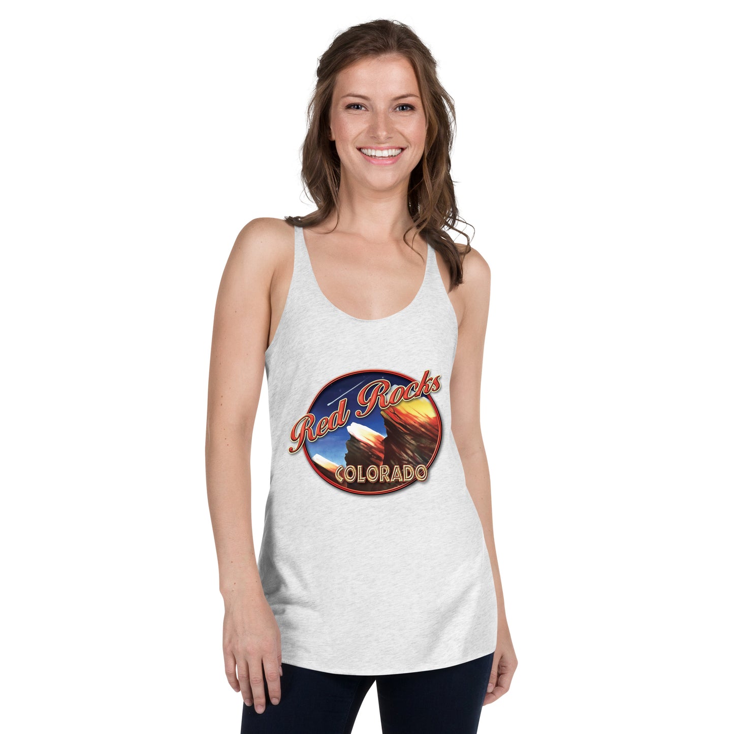 Red Rocks Colorado Women's Racerback Tank