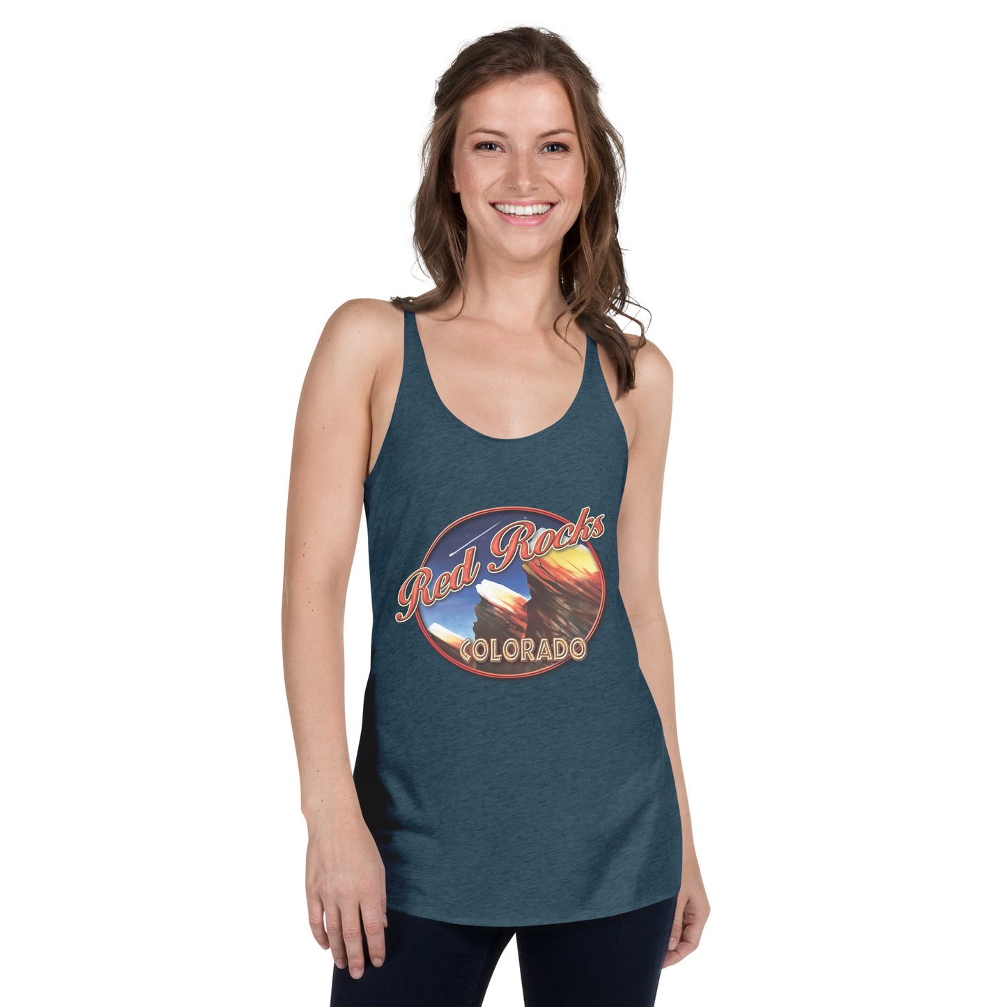 Red Rocks Colorado Women's Racerback Tank