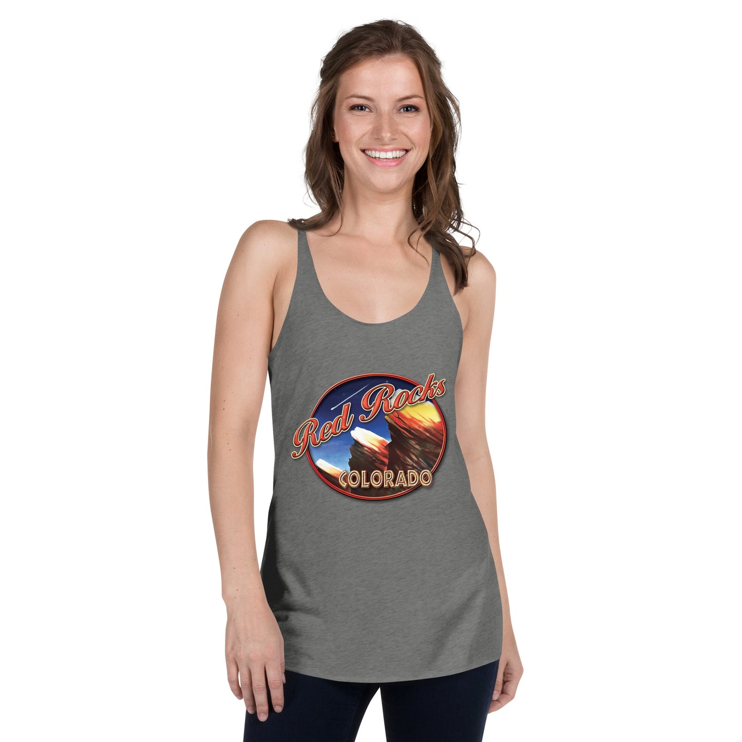 Red Rocks Colorado Women's Racerback Tank