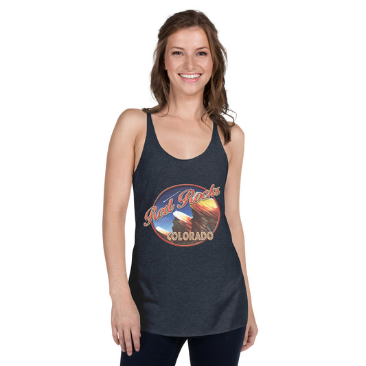 Red Rocks Colorado Women's Racerback Tank