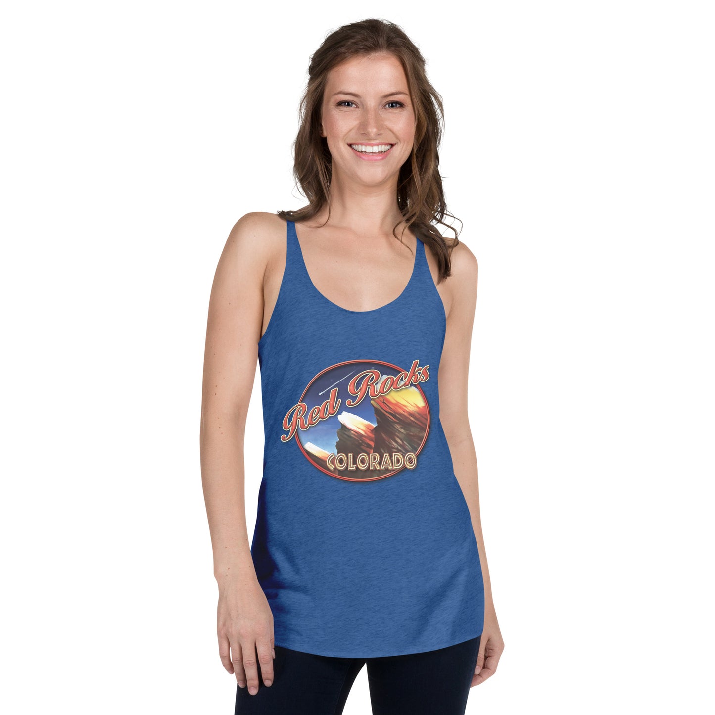 Red Rocks Colorado Women's Racerback Tank