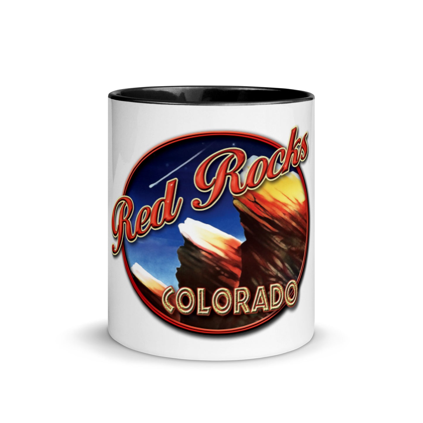 Red Rocks Colorado Mug with Color Inside
